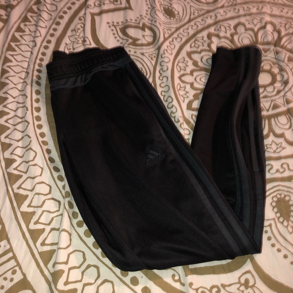 Black Striped Adidas Sweatpants